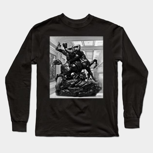 Greek Sculpture from Antiquity Long Sleeve T-Shirt by Overthetopsm